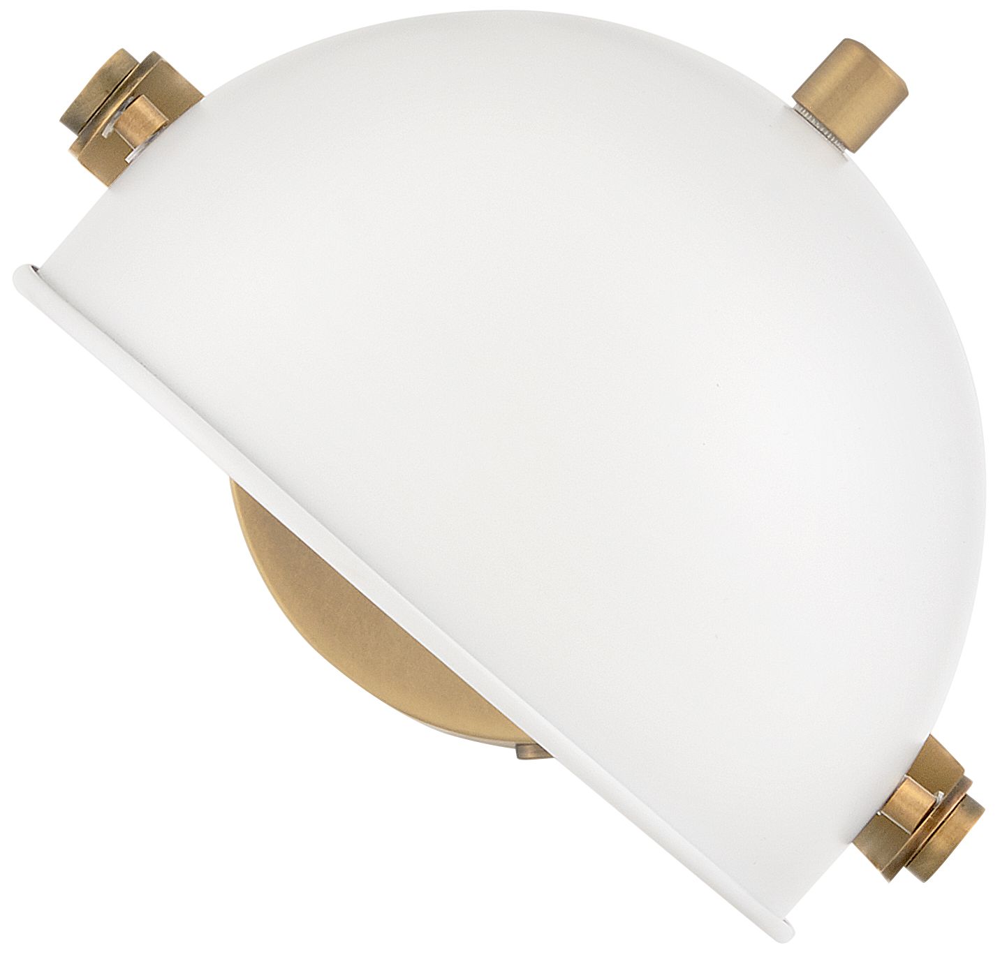 Hinkley Sconce Spence Medium Adjustable Single Light Sconce Chalk White