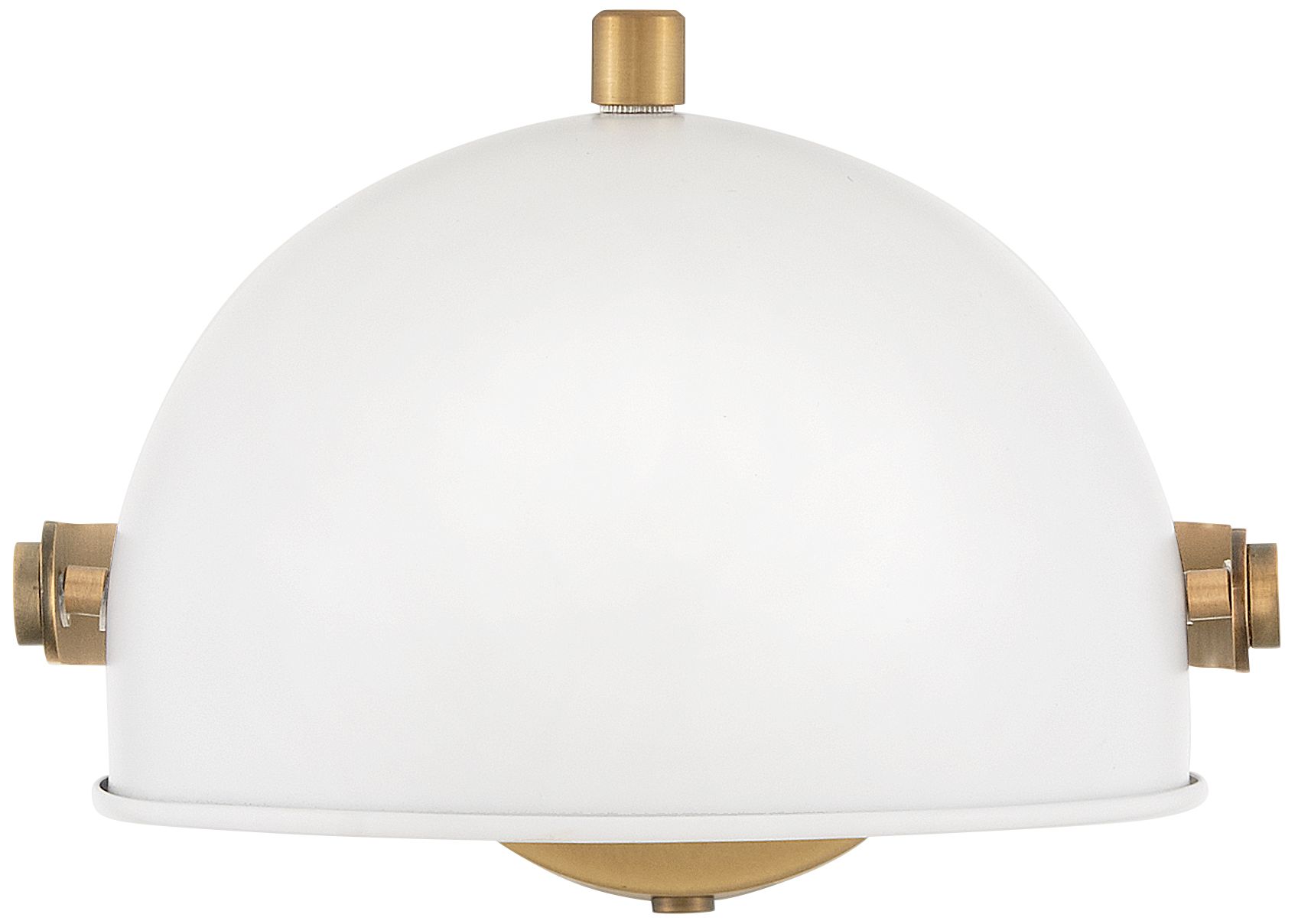 Hinkley Sconce Spence Medium Adjustable Single Light Sconce Chalk White