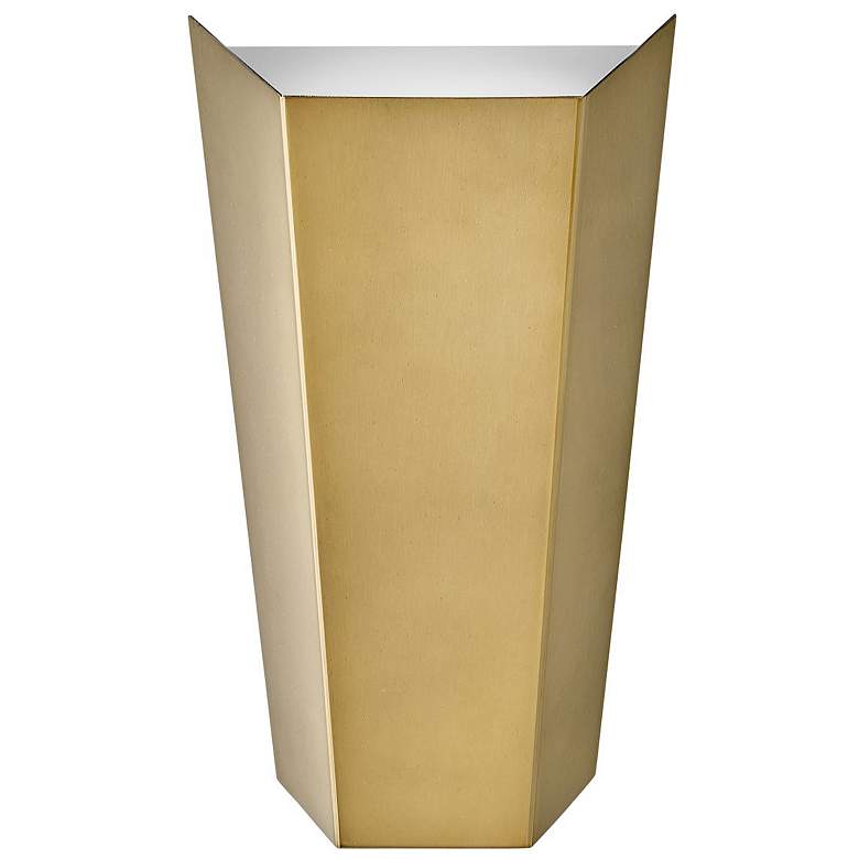 Image 1 Hinkley Sconce Vin Medium Single Light Sconce 6.0" Heritage Brass