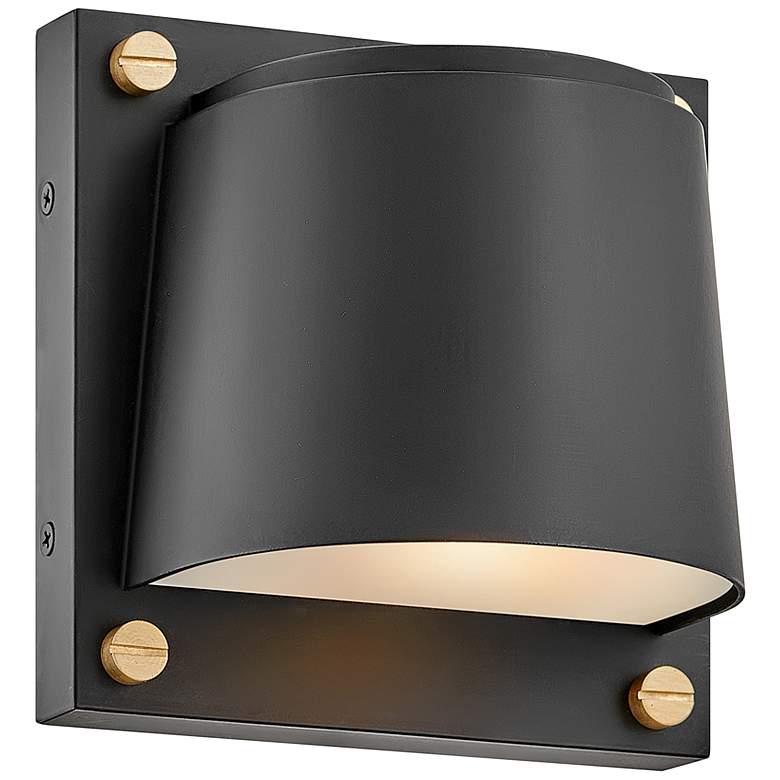 Image 2 Hinkley Scout 6 1/2" High Black LED Outdoor Wall Light