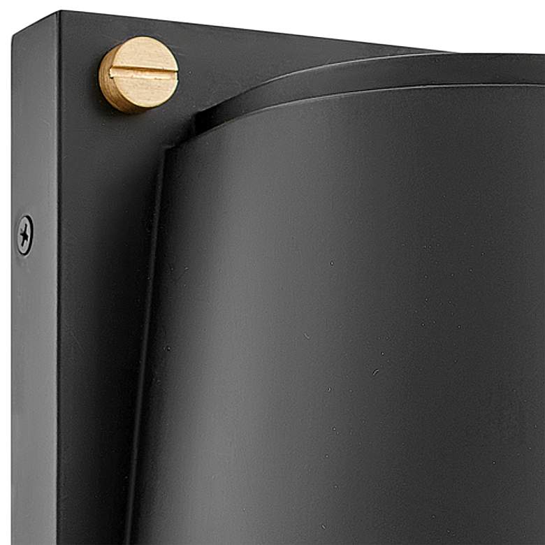 Image 3 Hinkley Scout 6 1/2" High Black LED Outdoor Wall Light more views