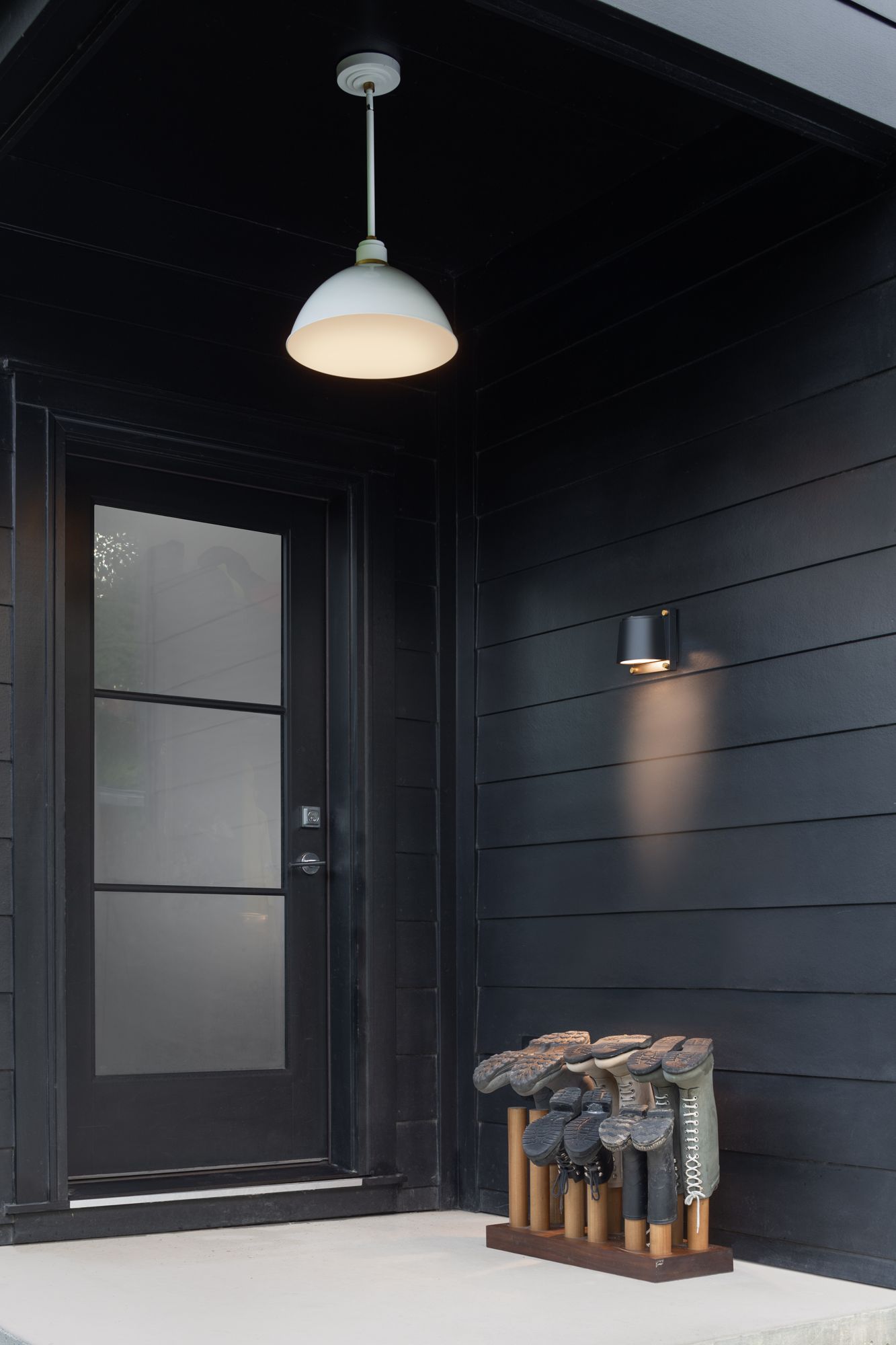 Image 6 Hinkley Scout 6 1/2" High Black LED Outdoor Wall Light more views