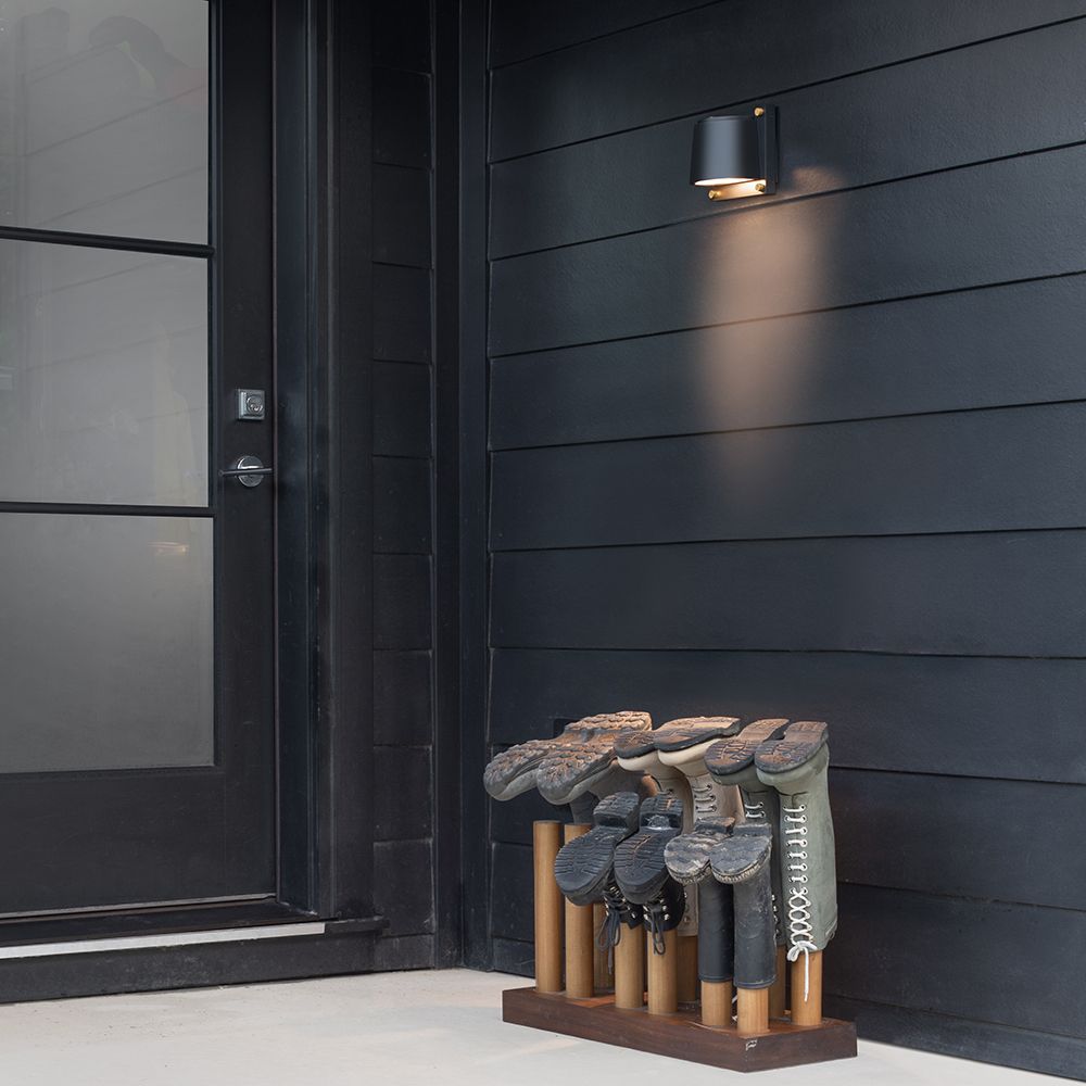 Image 7 Hinkley Scout 6 1/2" High Black LED Outdoor Wall Light more views