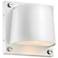 Hinkley Scout 6 1/2" High Satin White LED Outdoor Wall Light