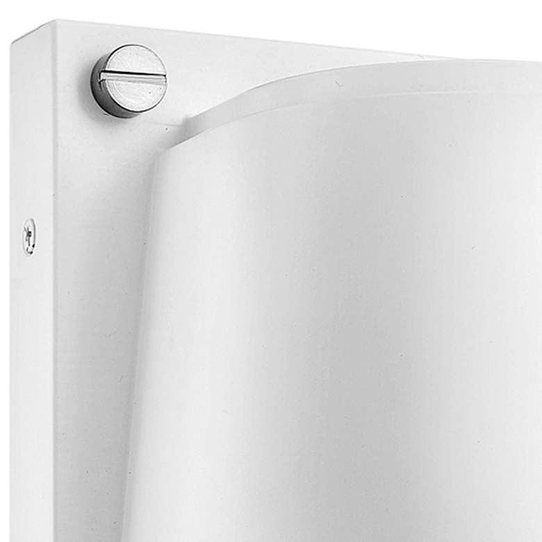 Image 3 Hinkley Scout 6 1/2" High Satin White LED Outdoor Wall Light more views