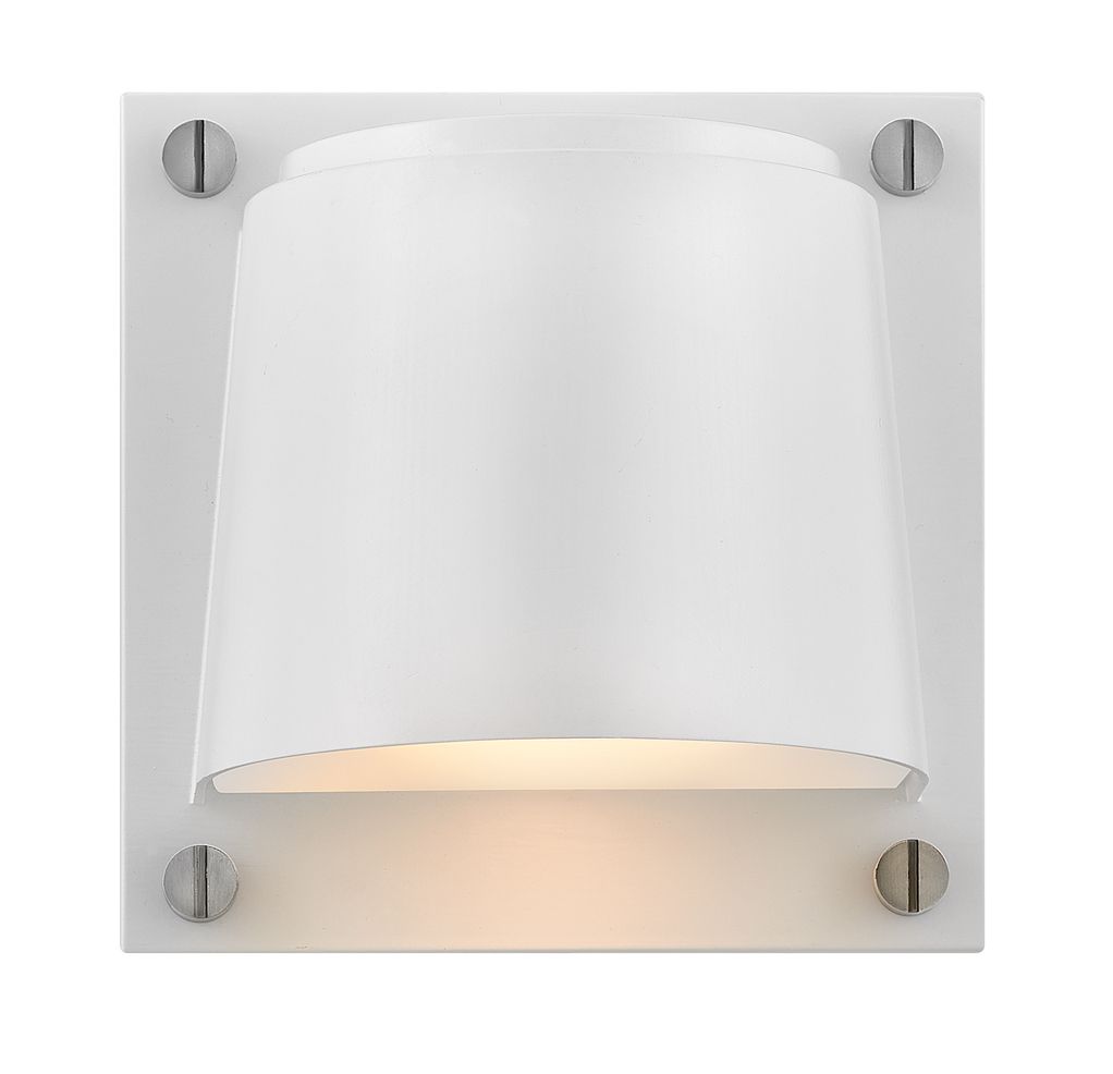 Image 4 Hinkley Scout 6 1/2" High Satin White LED Outdoor Wall Light more views