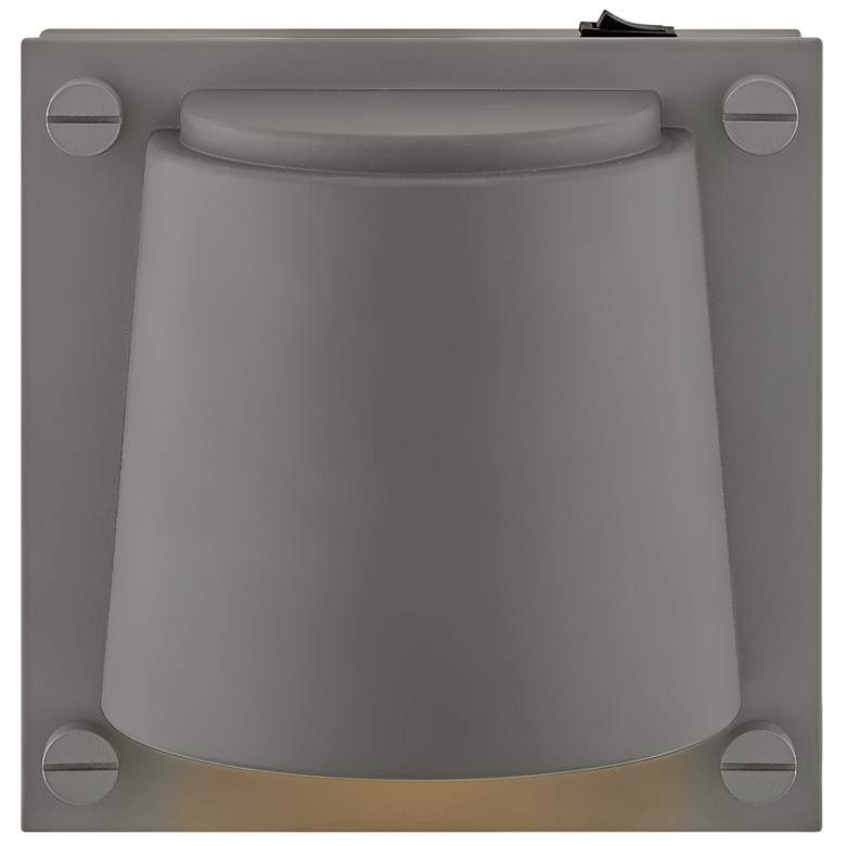 Image 4 Hinkley Scout 6 3/4" High Dark Matte Gray LED Wall Sconce more views