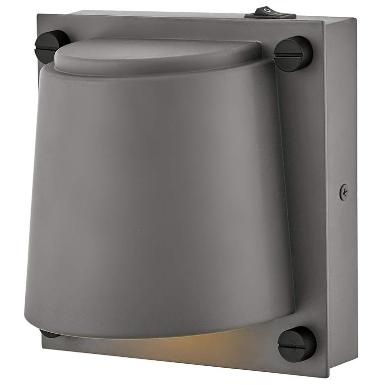 Image 7 Hinkley Scout 6 3/4" High Dark Matte Gray LED Wall Sconce more views