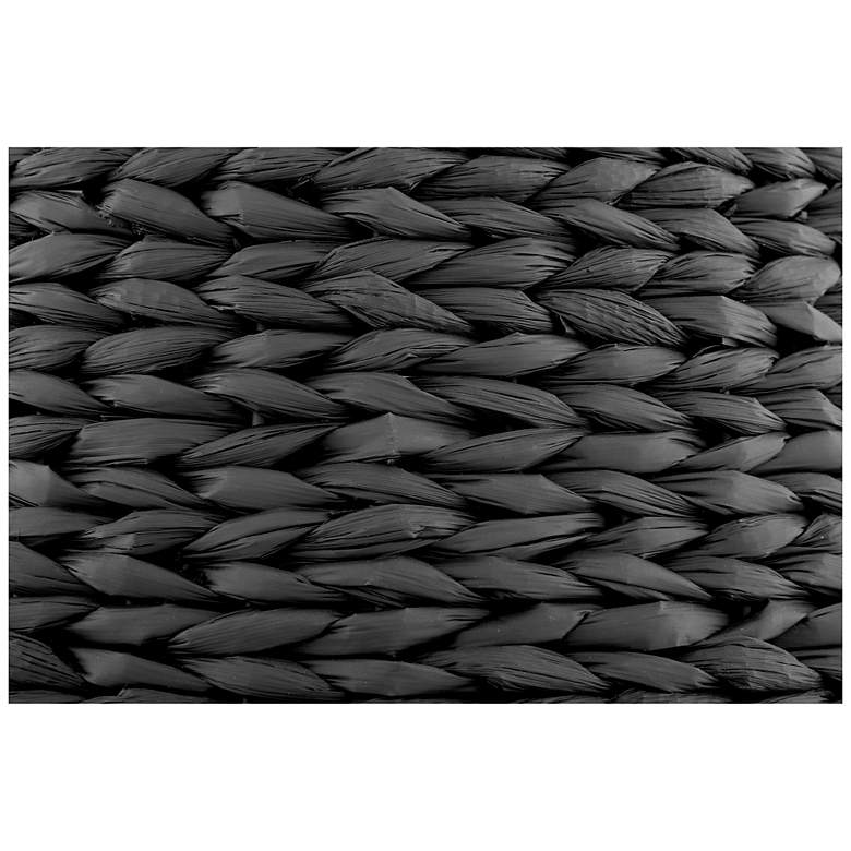 Image 7 Hinkley Seabrook 24" Wide Black Seagrass Shade Pendant Chandelier more views