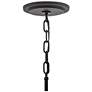 Hinkley Seabrook 24" Wide Black Seagrass Shade Pendant Chandelier