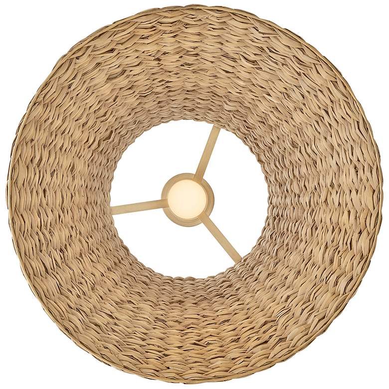 Image 6 Hinkley Seabrook 24" Wide Natural Seagrass Shade Pendant Chandelier more views
