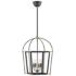 Hinkley Selby 16 1/4" Wide Black 4-Light Open Frame Pendant