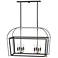 Hinkley Selby 34" Wide Black 8-Light Open Frame Chandelier