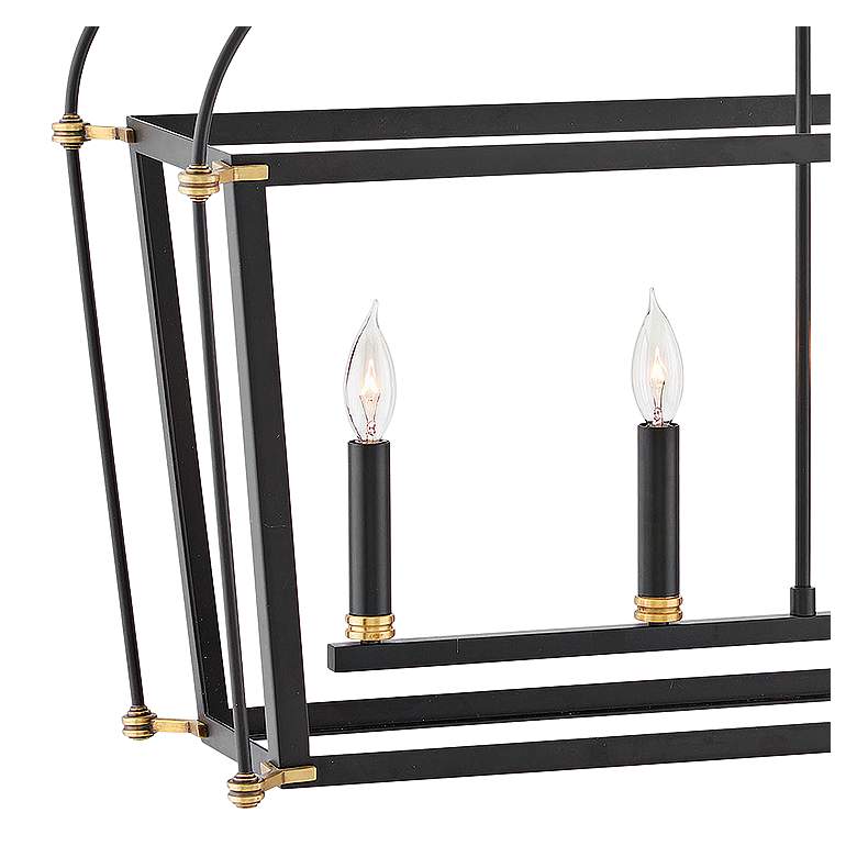Image 3 Hinkley Selby 48" Wide Black Kitchen Island Light Chandelier more views