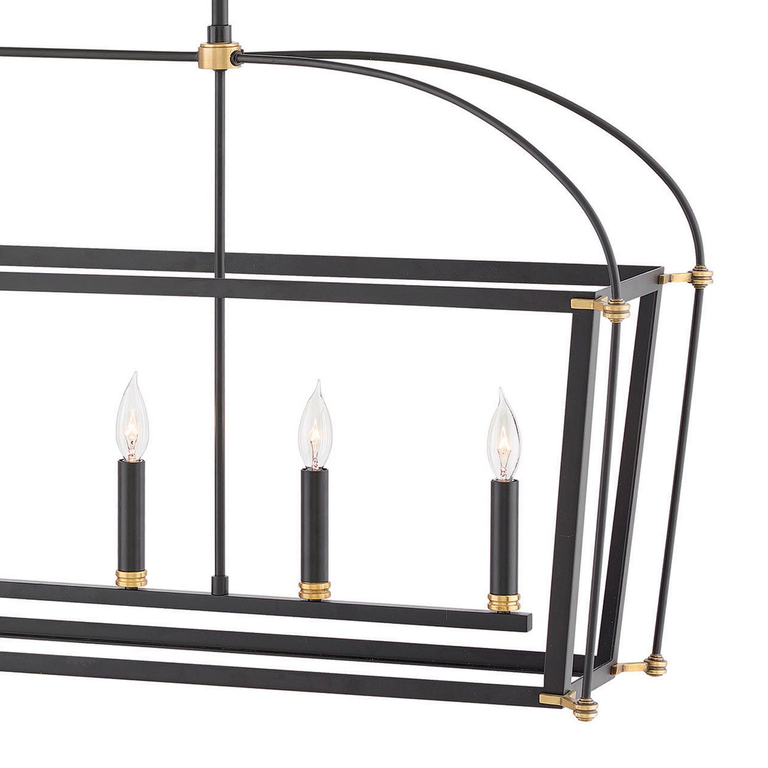 Image 4 Hinkley Selby 48" Wide Black Kitchen Island Light Chandelier more views