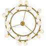 Hinkley Selene 48" Lacquered Brass 18-Light Multi-Tier Ring Chandelier