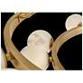 Hinkley Selene 48" Lacquered Brass 18-Light Multi-Tier Ring Chandelier