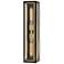Hinkley Shaw 22 "High Black and Heritage Brass 2-Light Wall Sconce