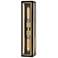 Hinkley Shaw 22 "High Black and Heritage Brass 2-Light Wall Sconce