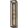 3_Hinkley Shaw 22 "High Black and Heritage Brass 2-Light Wall Sconce more views