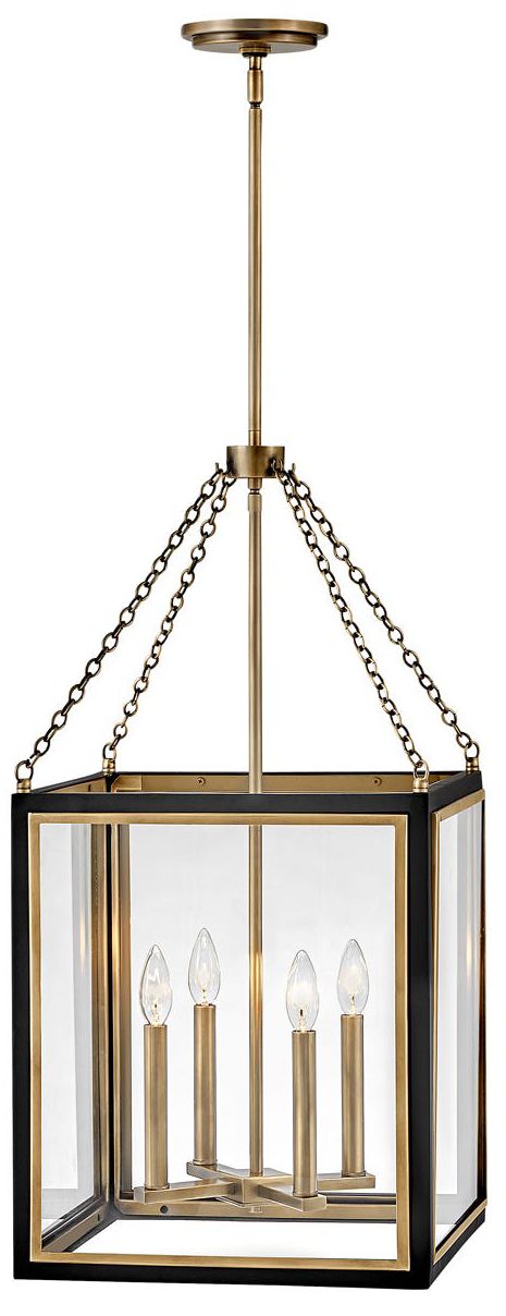 Hinkley Shaw Medium Pendant 15.5" Black
