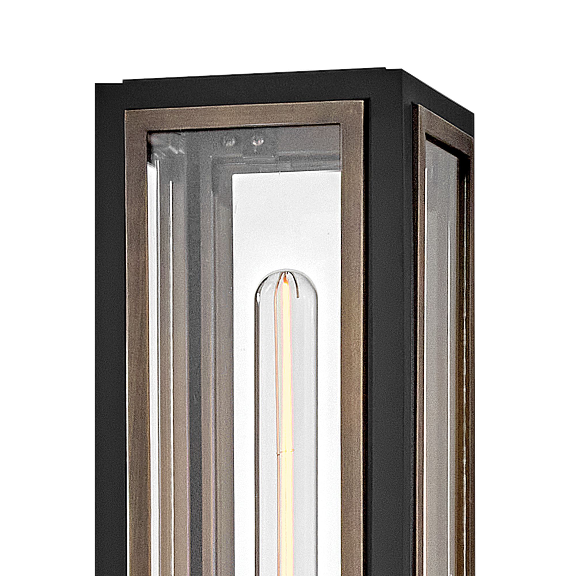 Image 2 Hinkley Shaw Outdoor Medium Post Mount Lantern 18" Black more views