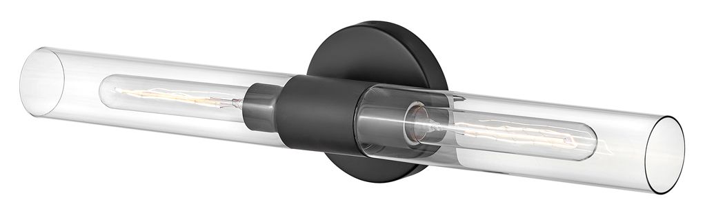 Image 5 Hinkley Shea 24" Wide Black Steel ADA 2-Light Vanity Bath Light more views