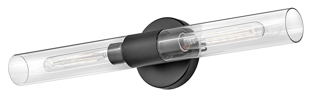 Image 6 Hinkley Shea 24" Wide Black Steel ADA 2-Light Vanity Bath Light more views