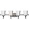 Hinkley Shelly 32 1/4"W Brushed Nickel 4-Light Bath Light