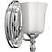 Hinkley Shelly 9 1/2" High Chrome Wall Sconce