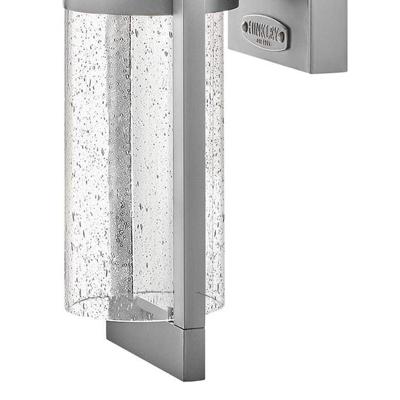 Image 2 Hinkley Shelter 12" High Hematite LED Outdoor Wall Light more views