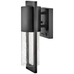 Hinkley Shelter 12" High Modern Black LED Dark Sky Outdoor Wall Light