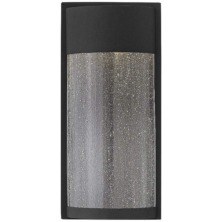 Image 1 Hinkley Shelter 13" High Black LED Outdoor Wall Light