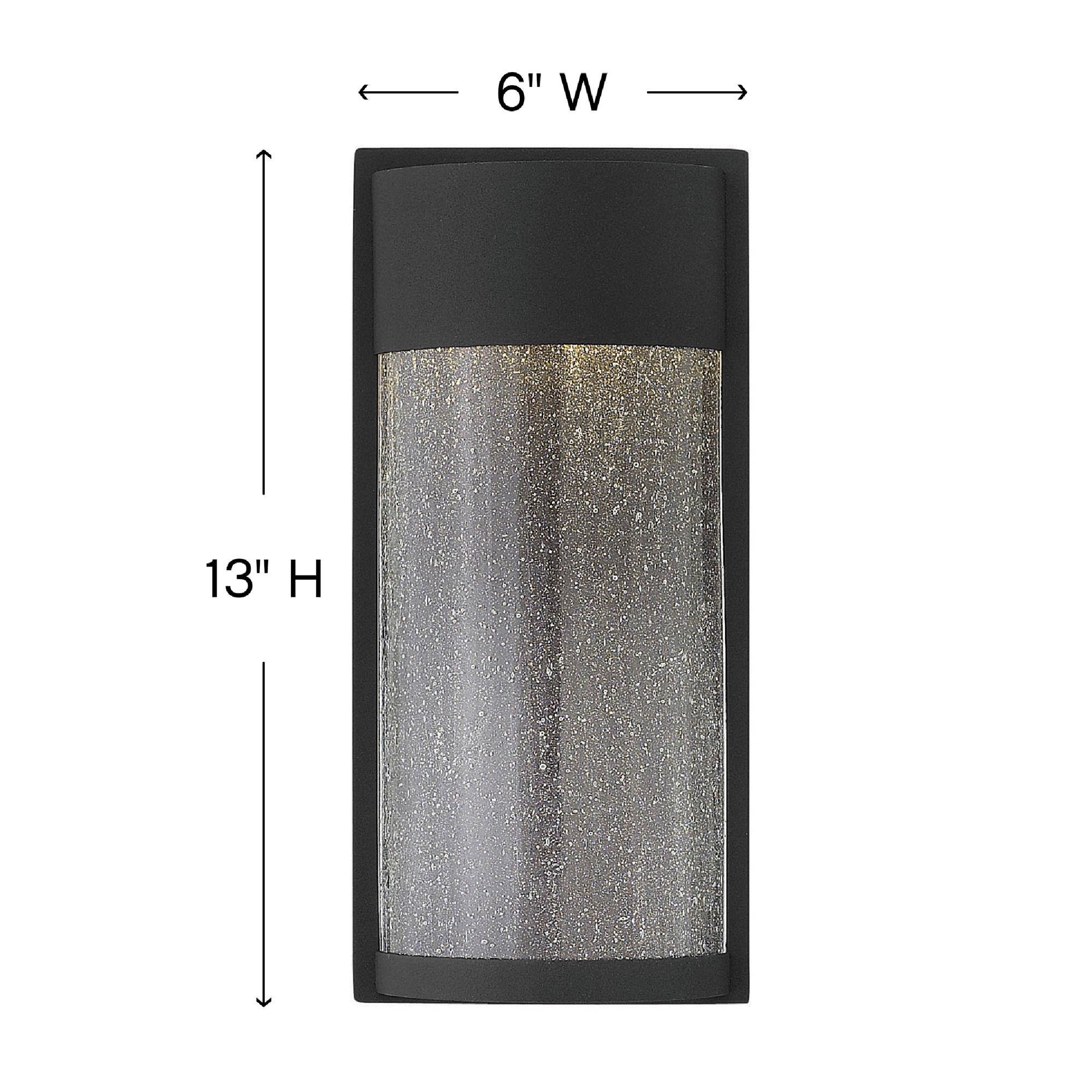 Image 4 Hinkley Shelter 13" High Black LED Outdoor Wall Light more views