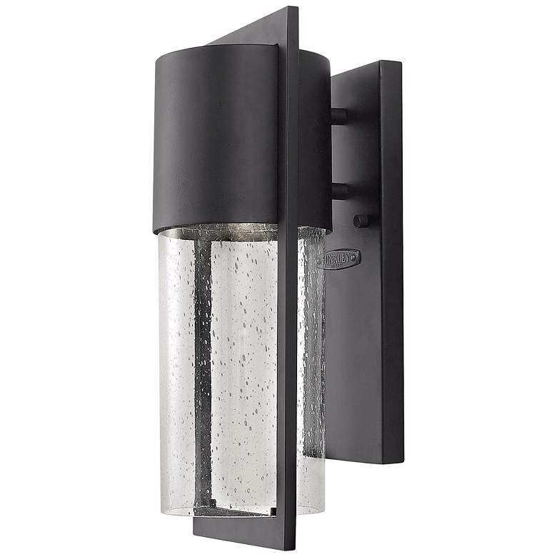 Image 3 Hinkley Shelter 15 1/2" High Modern Black LED Outdoor Wall Light
