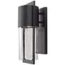 3_Hinkley Shelter 15 1/2" High Modern Black LED Outdoor Wall Light