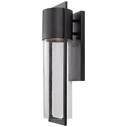 Hinkley Shelter 20 1/2&quot; High Black LED Outdoor Wall Light