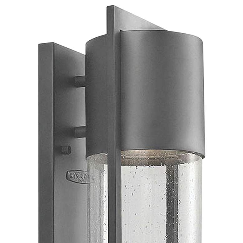Image 2 Hinkley Shelter 20 1/2"H Hematite LED Outdoor Wall Light more views