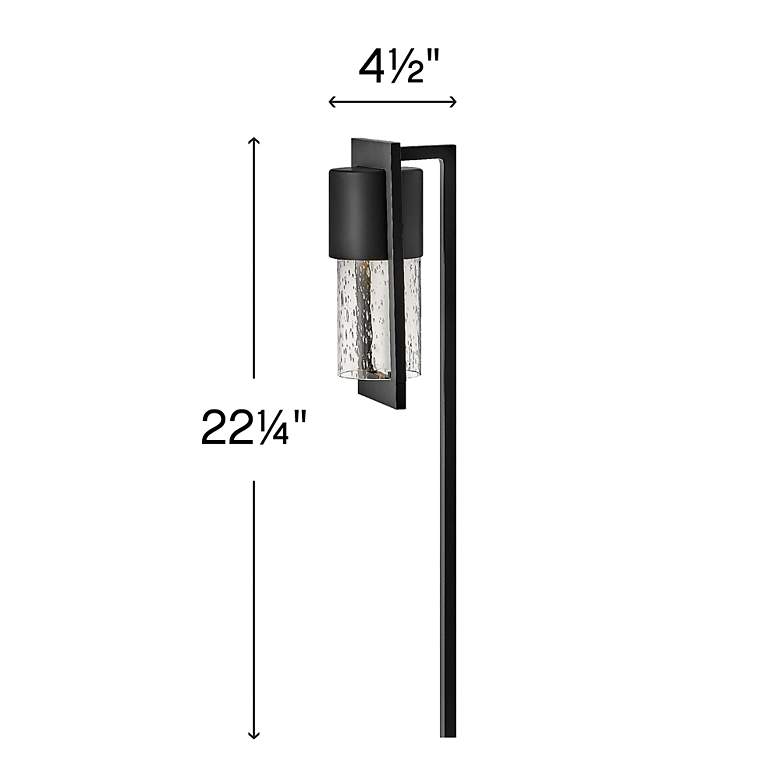 Image 6 Hinkley Shelter 22 1/2" High Black LED Landscape Path Light more views