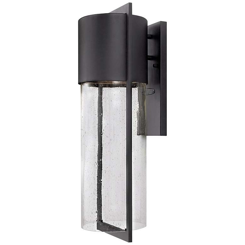 Image 3 Hinkley Shelter 23 1/4 inch High Black LED Outdoor Wall Light