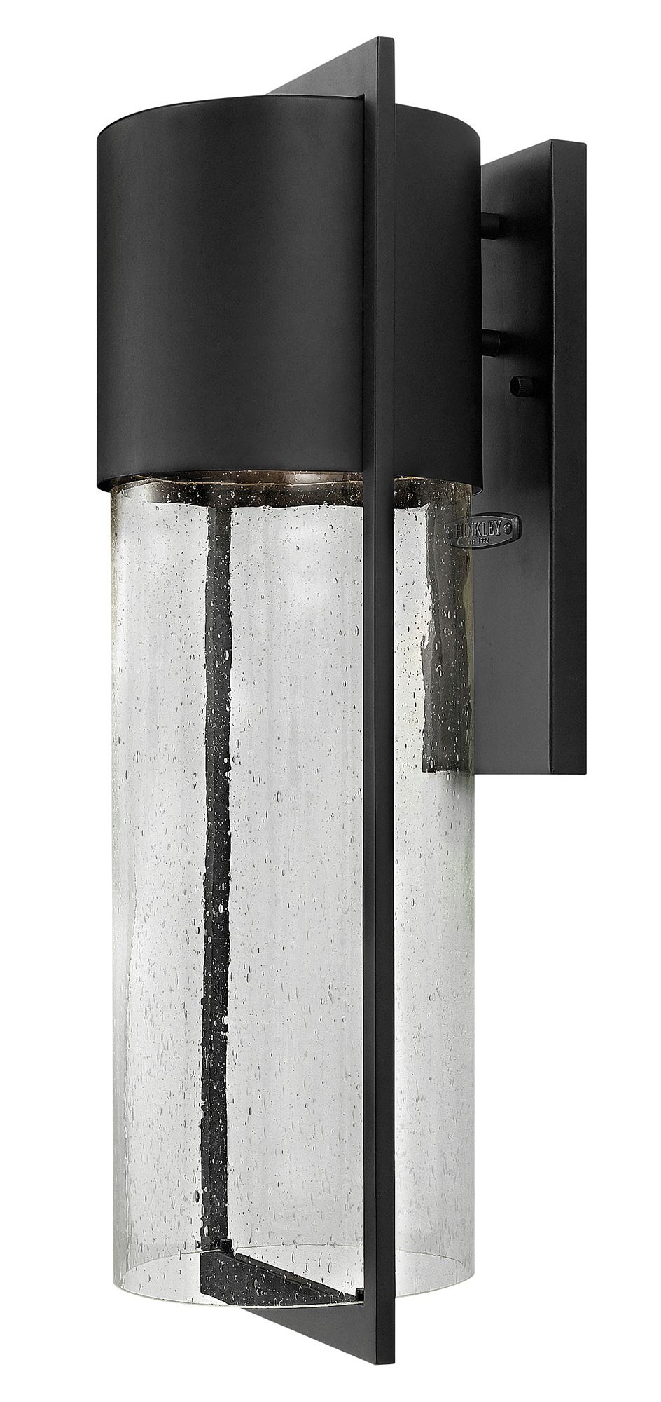 Image 4 Hinkley Shelter 23 1/4" High Black LED Outdoor Wall Light more views