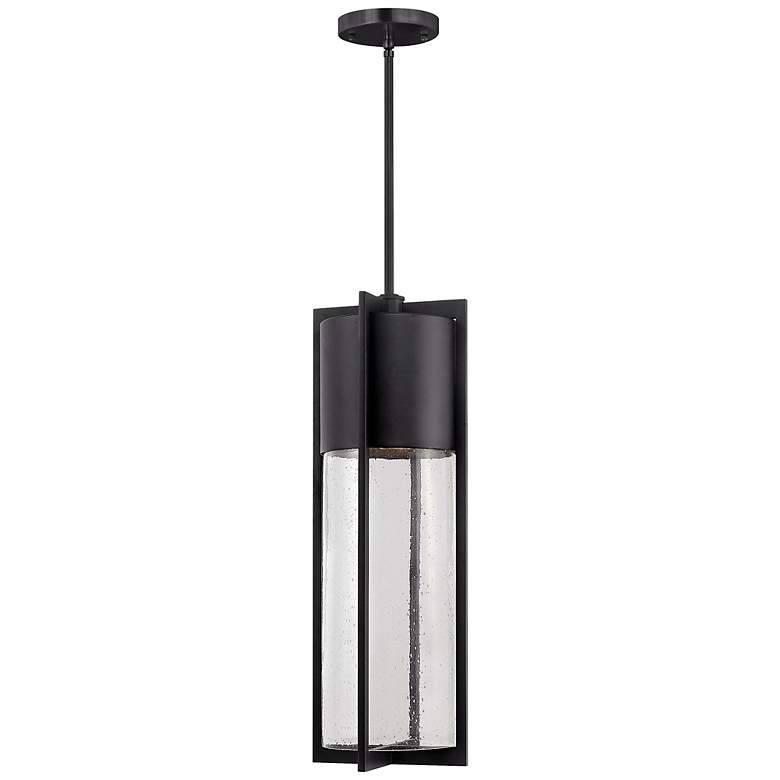 Image 3 Hinkley Shelter 24 1/2" High Black LED Outdoor Hanging Light