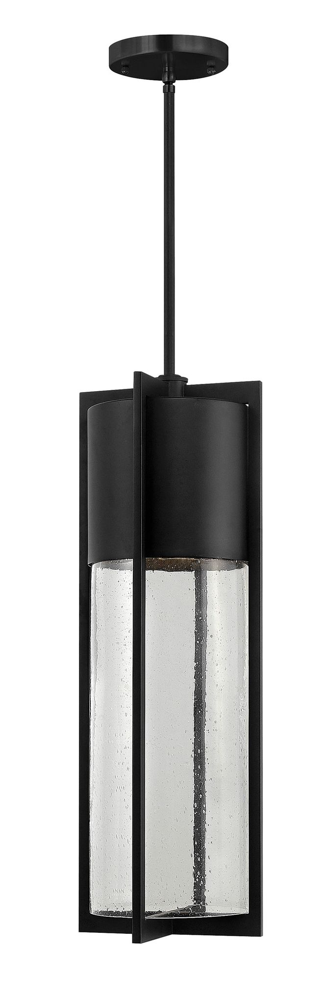 Image 4 Hinkley Shelter 24 1/2" High Black LED Outdoor Hanging Light more views