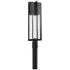 Hinkley Shelter 27 3/4" High Black LED Outdoor Post Light