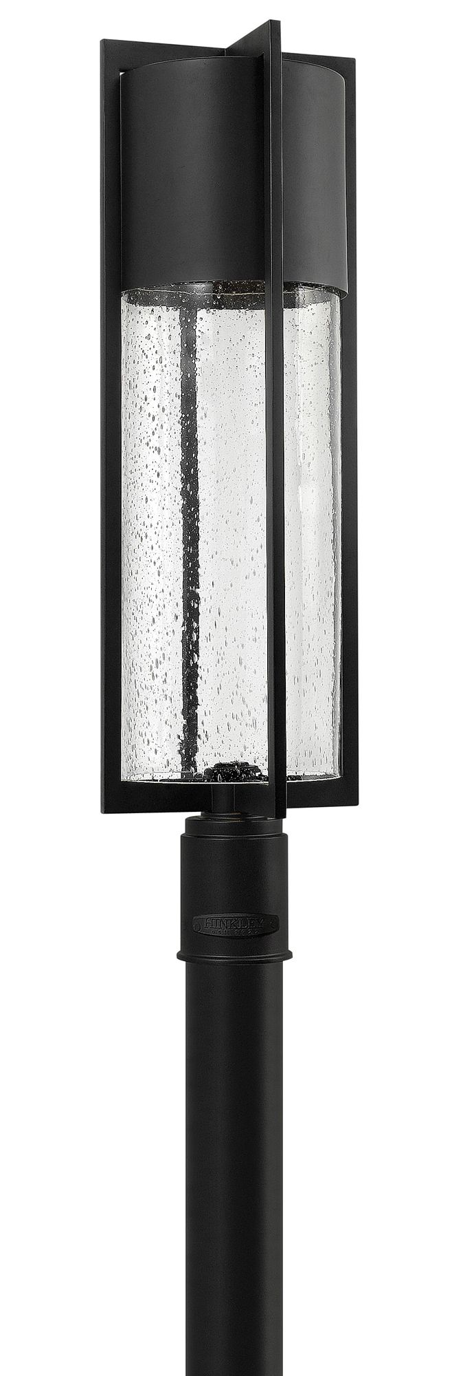 Image 4 Hinkley Shelter 27 3/4" High Black LED Outdoor Post Light more views