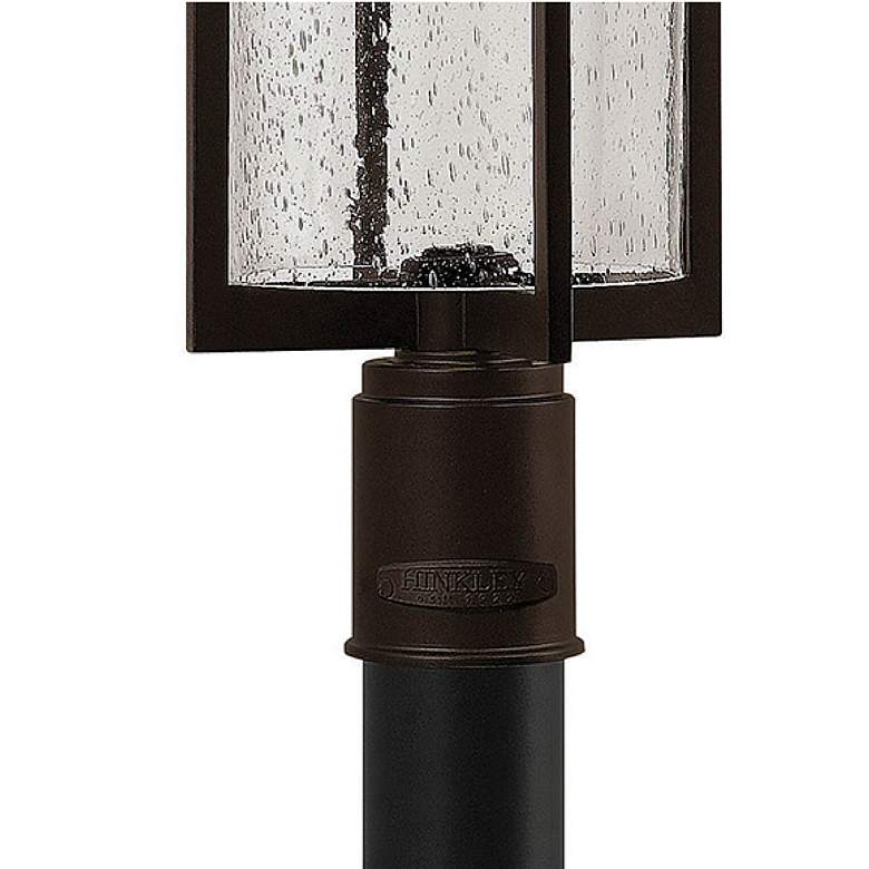 Image 3 Hinkley Shelter 27 3/4" High Buckeye Bronze LED Outdoor Post Light more views