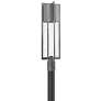 Thumbnail4 of Hinkley Shelter 27 3/4" High Hematite LED Outdoor Post Light more views