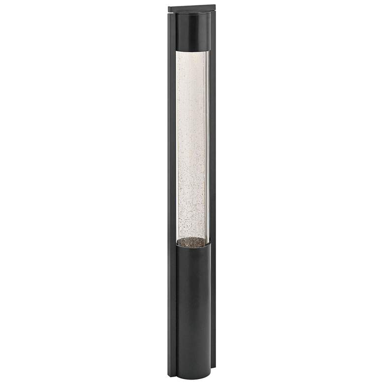 Image 1 Hinkley Shelter 30" High Modern Black LED 120V Bollard Landscape Light