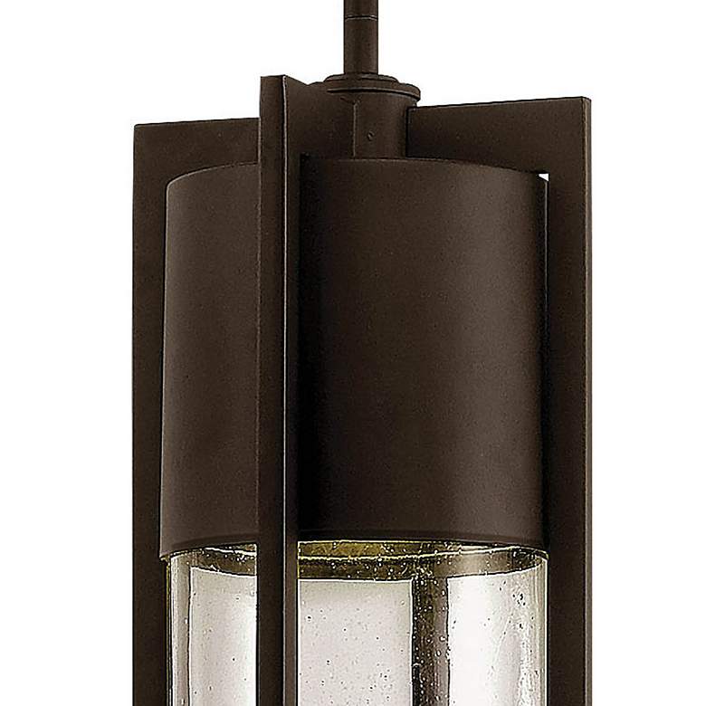 Image 3 Hinkley Shelter 6 1/4" Wide Buckeye Bronze LED Outdoor Hanging Light more views