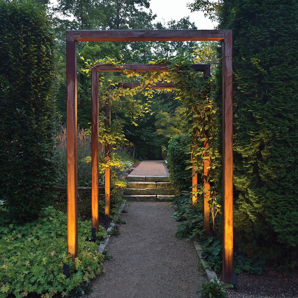 Image 7 Hinkley Shielded Bronze Landscape Low Voltage Well Light more views